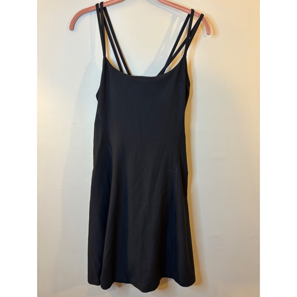 YPB sculptLUX Abercrombie & Fitch Black  Athletic Dress L